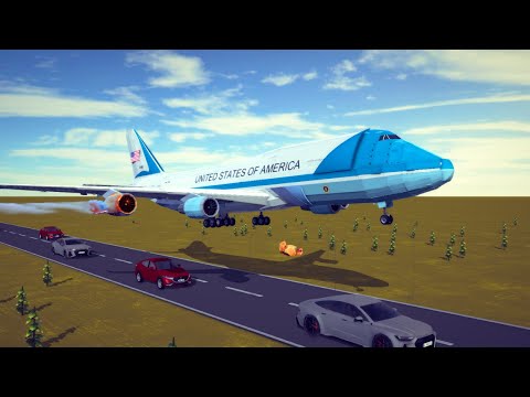 Realistic Fictional Airplane Crashes and Emergency Landings #11 | Besiege