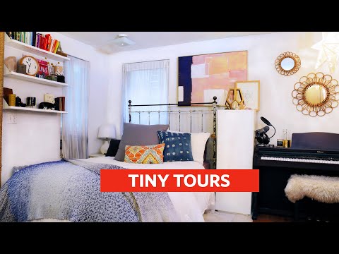 A 280-Square-Foot Studio Proves the Power of Vertical Storage | Tiny Tours | Apartment Therapy