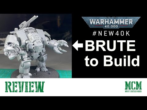 Difficult to Build - Brutalis Dreadnought Review  - Building Tips for this 40K Dreadnought