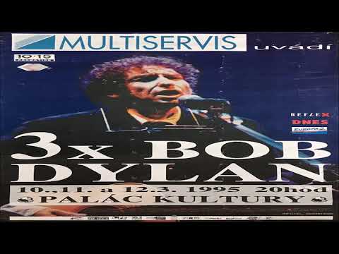 Bob Dylan 1995 Spring Tour of Europe - Prague, Czech Republic 13 March 1995