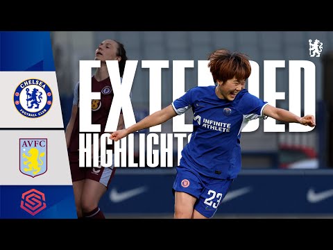 Chelsea Women 3-0 Aston Villa Women | HIGHLIGHTS & MATCH REACTION | WSL 23/24