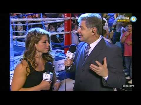 Claudia Lopez vs Maria Maderna - IBF - Pre Fight- Ring Side - Interview