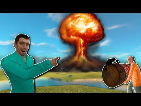 BUILDING A BASE AGAINST NUKES CHALLENGE! - Garry's Mod Gameplay - Gmod Sandbox Nuke Survival