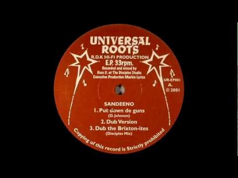 12'' Sandeeno - Put down de guns ( + Dub 1 & 2)