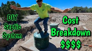 COST of LARGE Septic System DIY |  Did We Save $$$