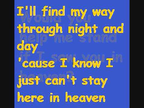 Eric Clapton   Tears In Heaven Original Lyrics