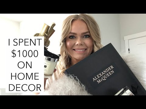 HOME DECOR HAUL | I SPENT $1000 ON HOME DECOR