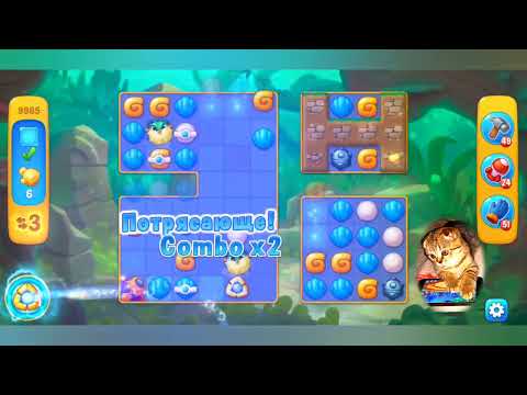 Fishdom 2022, no Boosters,   9985  level  -  прохождение без бустеров,   9985  уровень.