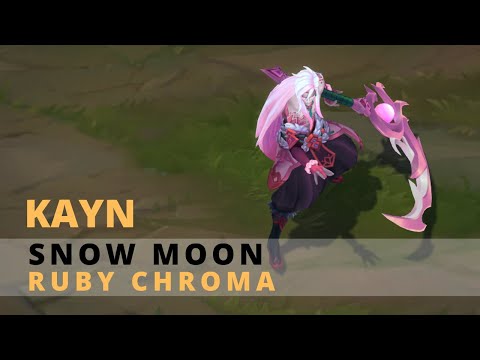 Snow Moon Kayn Ruby Chroma