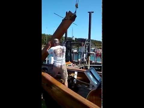 Installing Compass Rose Sampson Post