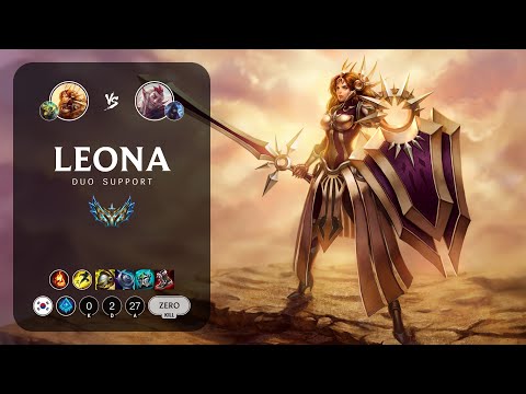 Leona Support vs Rakan - KR Challenger Patch 13.16