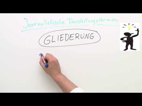 Journalistische Darstellungsformen | Deutsch | Sprache und Kommunikation