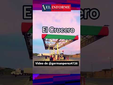 ¡Alerta en El Crucero! Vientos peligrosos desprenden techo de gasolinera