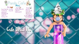 Roblox Cafe Decal Id Bloxburg E Free Roblox - christmas decal codes welcome to bloxburg roblox