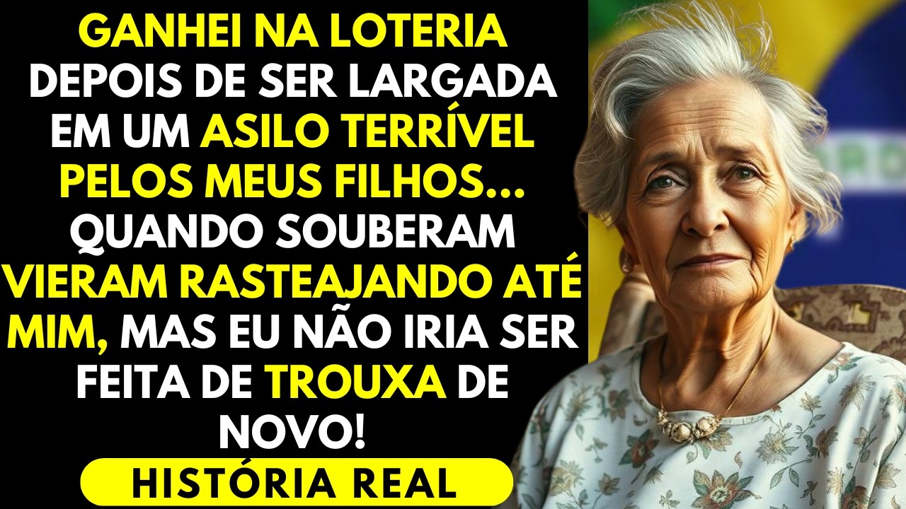 HISTÓRIA REAL 💔 MEUS FILHOS ME ABANDONARAM NUM ASILO… ATÉ QUE EU GANHEI NA LOTERIA!