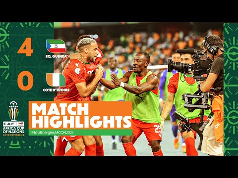 HIGHLIGHTS | Equatorial Guinea 🆚 Côte d'Ivoire #TotalEnergiesAFCON2023 - MD3 Group A