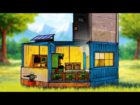 I Built the PERFECT Solo Stronghold in Official Rust...