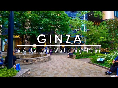 4K Japão Caminhada em Ginza até Tóquio /46 minutos