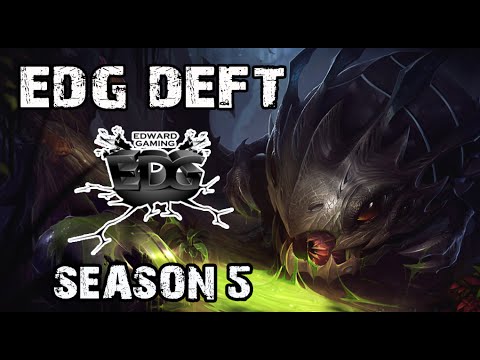 EDG Deft KogMaw vs Kalista ADC Ranked Challenger Korea