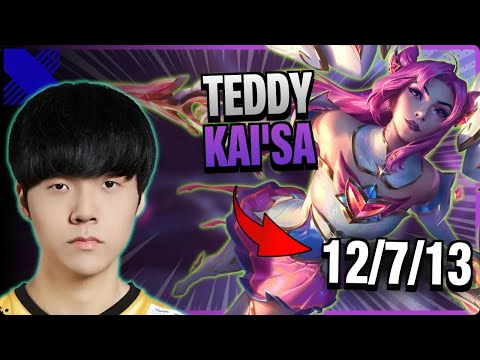 DRX Teddy BOTTOM Kai'Sa vs Jhin | 15.9