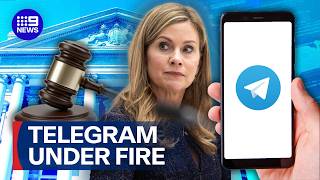 Telegram faces legal action over alleged failure to remove violent content | 9 News Australia
