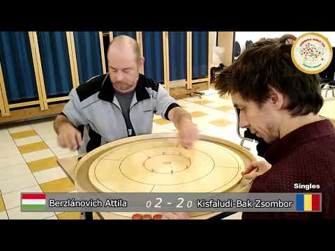 I. Crokinole Worldcup, Singles, Berzlánovich Attila vs Kisfaludi Bak Zsombor