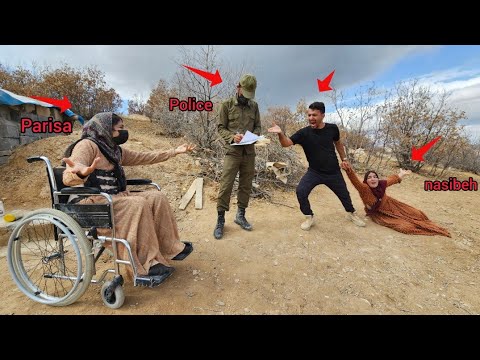 Police presence and Vahid's complaint against the criminal Nasibeh