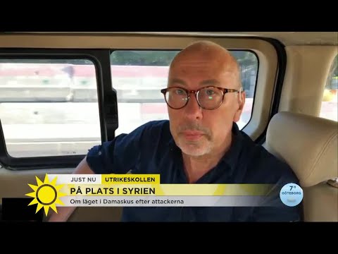 Efter kemvapenattacken i Syrien - nu hålls FN-toppmöte på Österlen - Nyhetsmorgon (TV4)