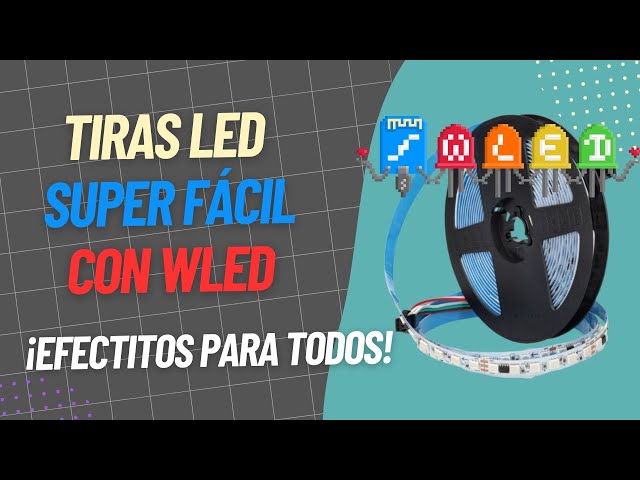 Vídeo relacionado con WLED - Controlador de tira LED inteligente con micrófono, utiliza la aplicación WLED, sincronización con Alexa, Home Assistant, Hubitat. Efectos de iluminación RGBIC dinámicos, sincronización de