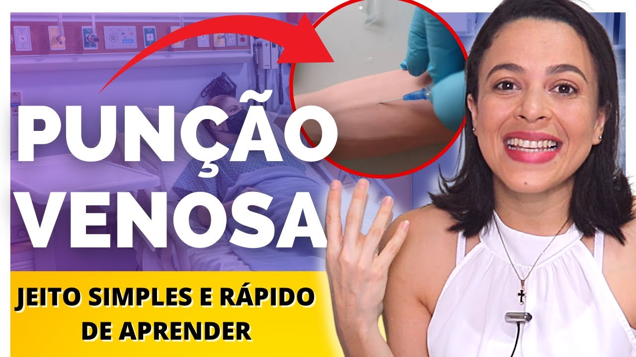 NÃO ERRE NUNCA MAIS PUNÇÃO VENOSA! Melhor Lugar para puncionar o paciente! DICA TOP