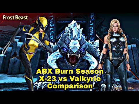 Abx Combat Female| X23 VS Valkyrie Comparison - Marvel Future Fight