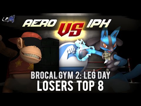 Brocal Gym 2: Leg Day - Losers Top 8 ft. r3|Aero (Diddy) VS r3|iPunchKidsz (Lucario)