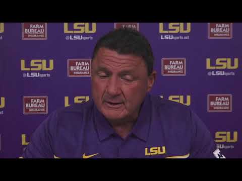 Ed Orgeron Postgame Press Conference - Sept. 26 vs. MSU