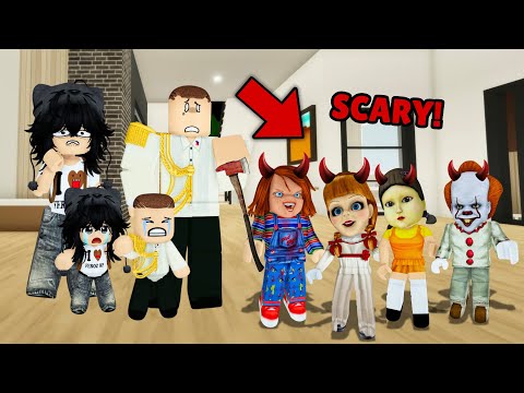 DON'T BUY THESE HAUNTED DOLLS sa BROOKHAVEN! Scary! (ROBLOX RP TAGALOG)