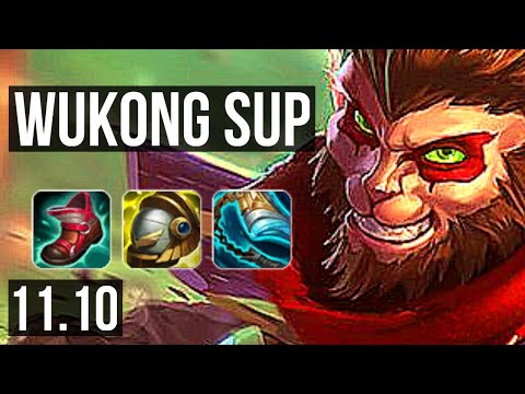 WUKONG & Jhin vs SENNA & Seraphine (SUPPORT) | 3.8M mastery, 1800+ games | KR Grandmaster | v11.10