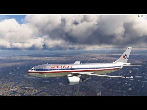 4k Preflight Tutorial iniBuilds A300-600 American (KMIA) 26L ALTNN 1 RNAV to (KMCO) Orlando 35R