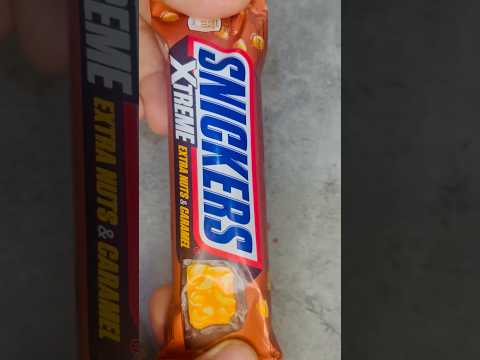Asmr Unboxing Snickers Xtreme Extra Nuts & Caramel #trending #viralvideo #asmr #shorts #short