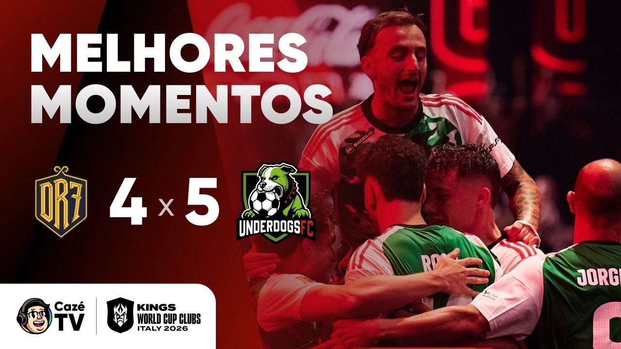 MELHORES MOMENTOS: DR7 4 X 5 UNDERDOGS | COPA DO MUNDO DE CLUBES KINGS LEAGUE | 2ª RODADA