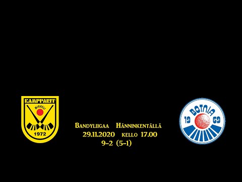 Kooste  ottelusta Kampparit - Botnia 29.11. 2020