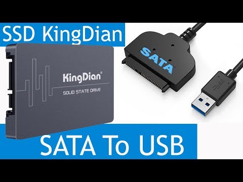 SSD Диск S200 KingDian и Переходник с SATA на USB из Китая с #AliExpress