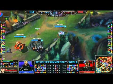 Giants Gaming vs Team Roccat   League Of Legends EU LCS 2015 Summer