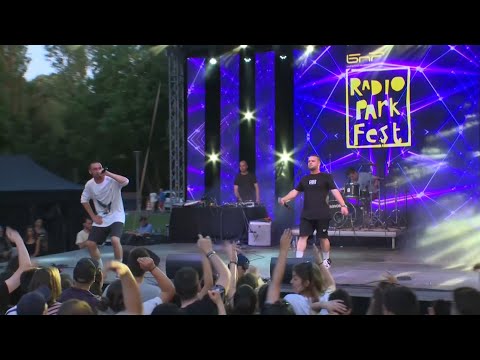 Жлъч, Гена и Григовор на сцената на Радио парк фест 2019