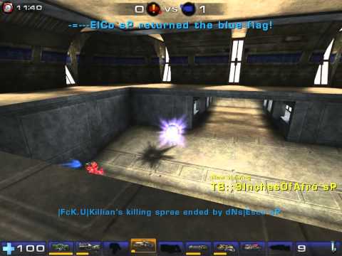 UT2004 5v5 CTF - NA Random Game - spareParts vs FCK.U - Orbital Classic - 9InchesOfAfro
