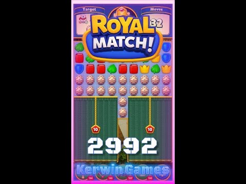 Royal Match Level 2992 - No Boosters Gameplay