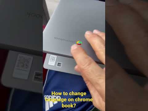 How to change language on chrome book?
