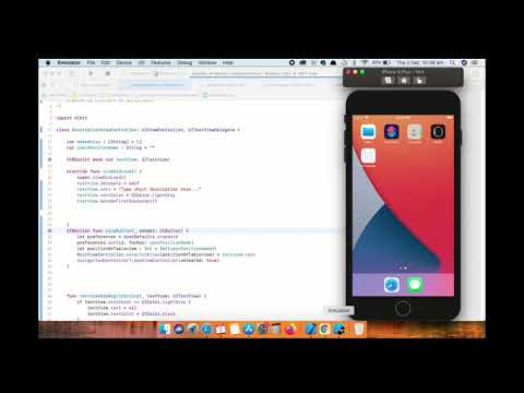 IBAction And Pop Navigation Swift 2021