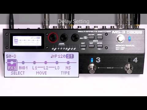 Boss MS-3 Multi Effects Switcher | Sweetwater Boss MS-3 Multi Effects Switcher | Sweetwater