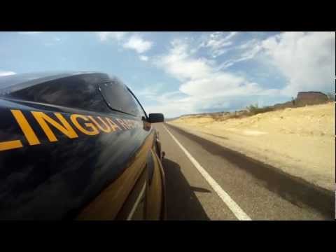 Cruising the Texas desert in John Albani's custom "Terlingua Island" Shelby GT500
