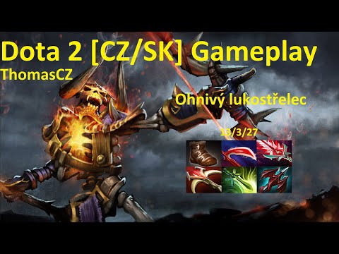 Dota 2 [CZ/SK] Gameplay | Hodnocený zápas | Ohnivý lukostřelec !!