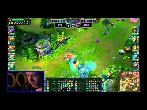League of Legends Dreamhack Season One Final - Fnatic vs. aAa Game 1 Part 4
